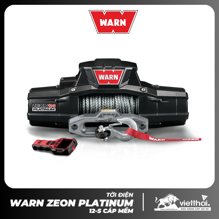 Tời điện Warn Zeon Platinum 12-S cáp mềm